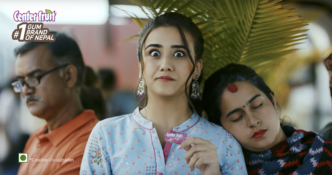 Center Fruit gum launches new campaign via Outreach Nepal starring Swastima Khadka