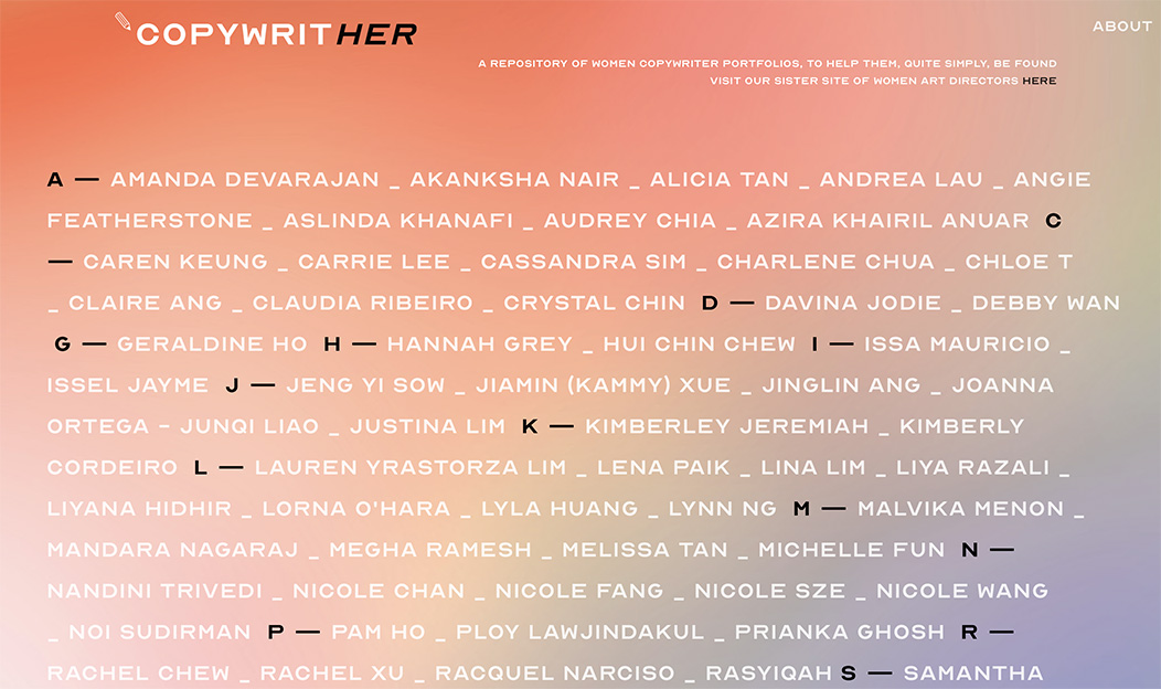 Singapore creatives Grace Wong + Audrey Chia launch sites to help women creatives be found