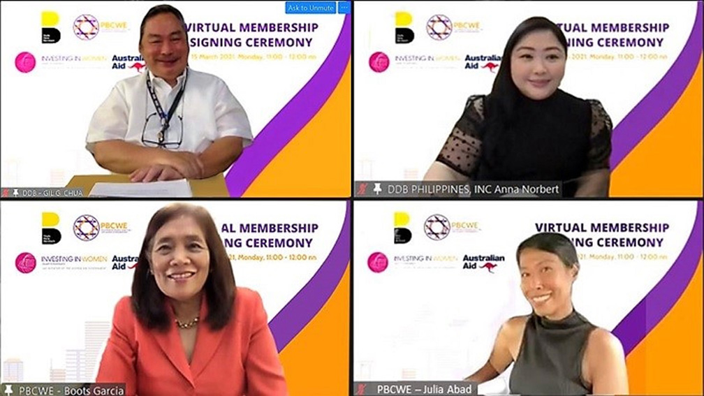 DDB Group Philippines becomes first advertising group to join Philippine Business Coalition for Women Empowerment