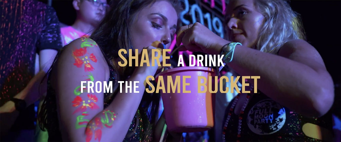 Not sharing is the new caring, post lockdown in SangSom’s latest campaign via Sour Bangkok