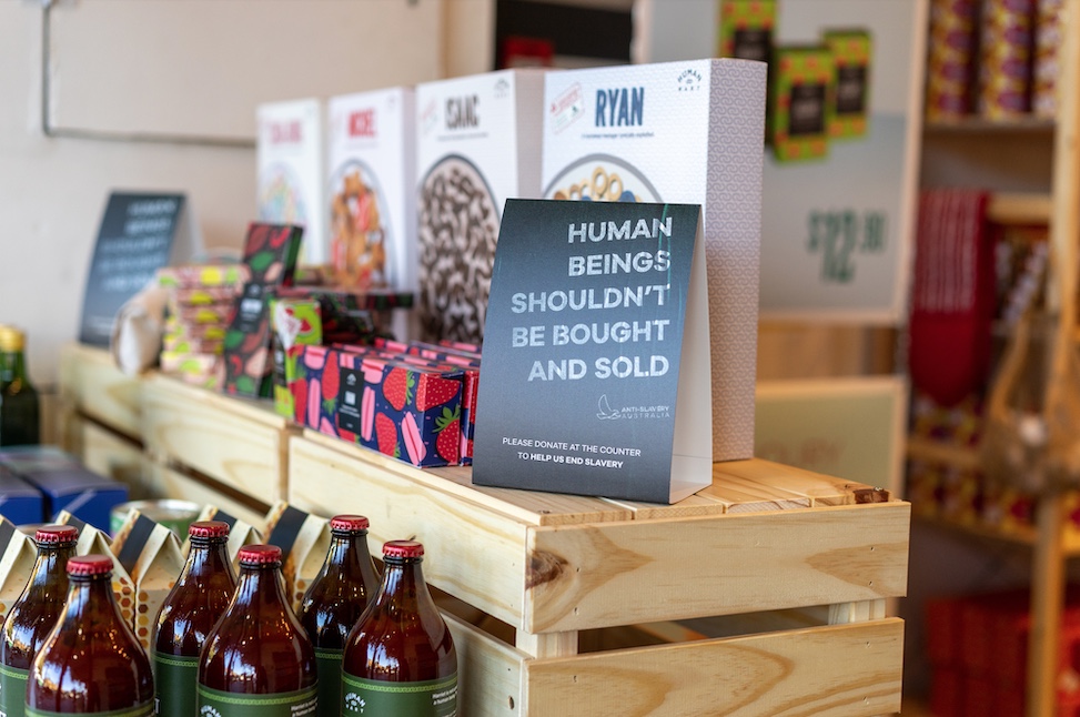 Seen+Noted: Anti-Slavery Australia launches the world’s first supermarket ‘selling human beings’