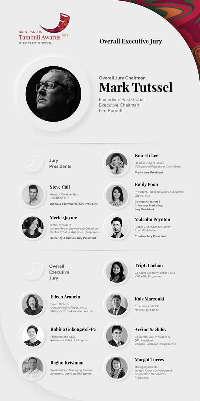 Asia Pacific Tambuli Awards 2021 names overall executive jury led by Mark Tutssel