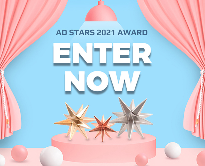 Enter the Ad Stars awards free-of-charge until the deadline of 15th May