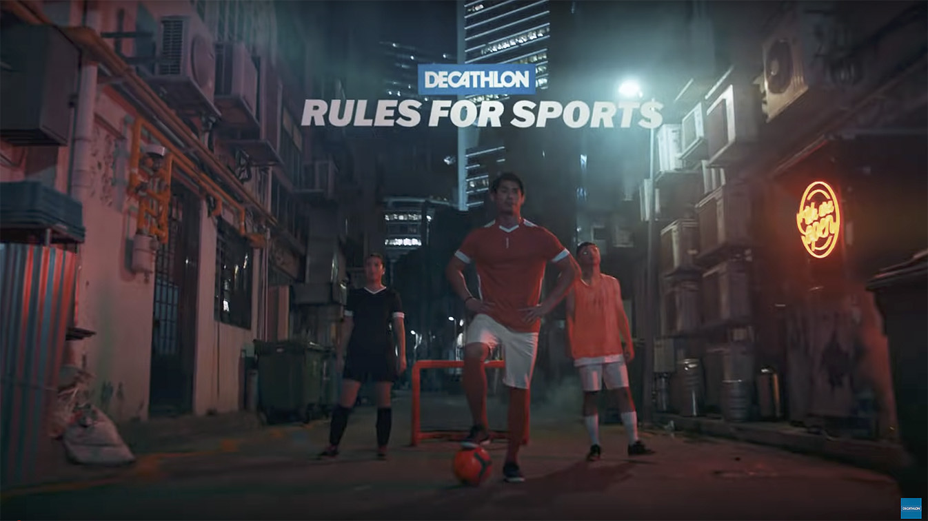 Ogilvy Singapore’s Decathlon campaign reminds you that sport isn’t about rules as the first rule of sport is to play