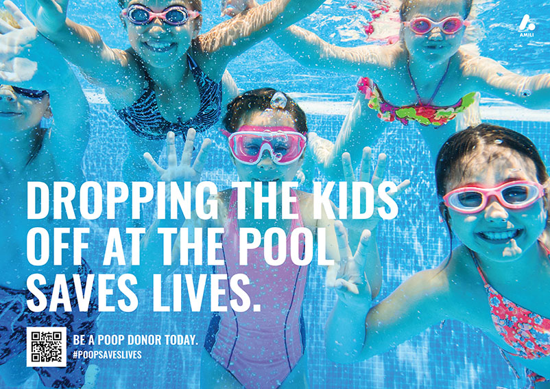 AMILI wants your poop for #PoopSavesLives campaign via Wunderman Thompson Singapore