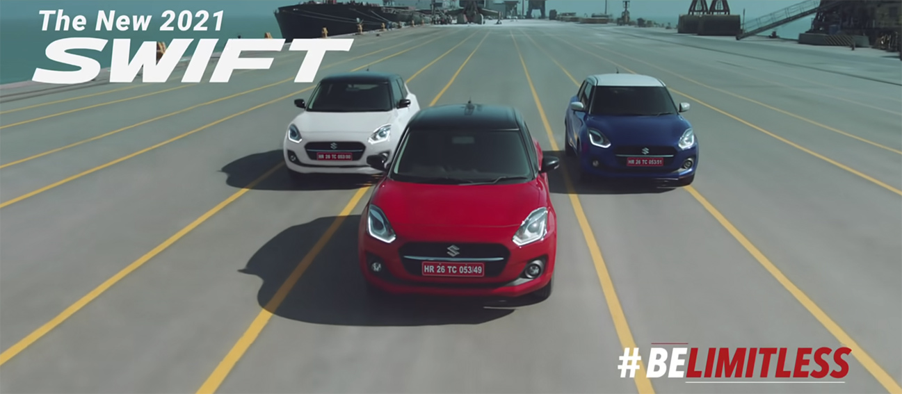 Dentsu Impact India celebrates those who are limitless for the 2021 Maruti Suzuki Swift
