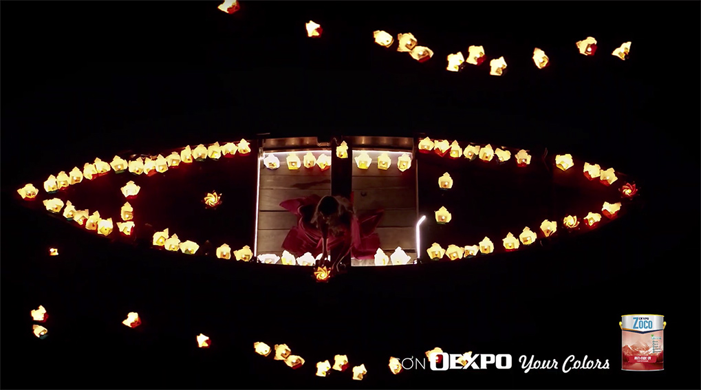 OEXPO Paint tells the story of a modern-day fairytale during the Full Moon Festival in Hoi An