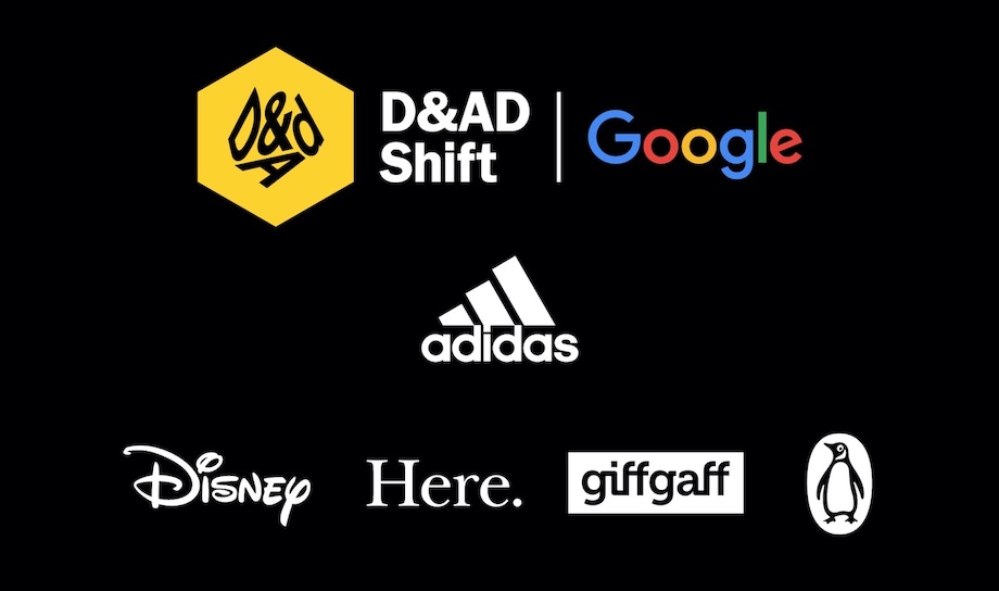 Global brands partner on D&AD Shift with Google to support emerging talent in securing paid opportunities within the creative sector