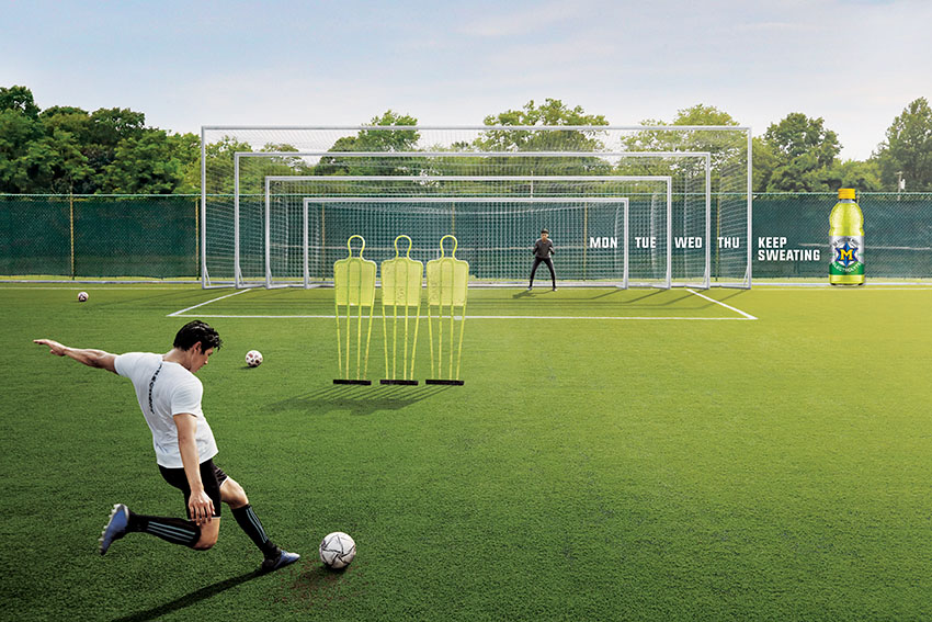 Leo Burnett Thailand shows how M-Electrolyte will help you work tirelessly to excel in sport