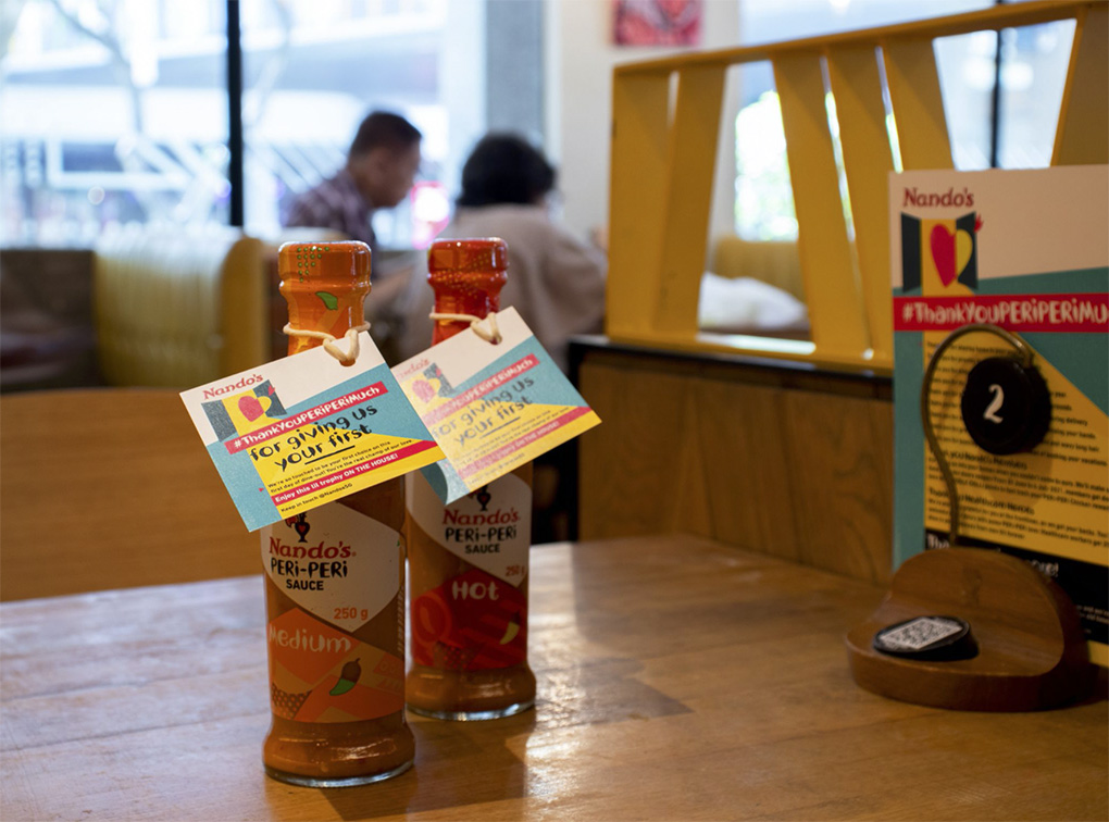 Nando’s thanks Singapore customers and healthcare workers ‘PERi-PERi Much’ via Fishermen Integrated campaign