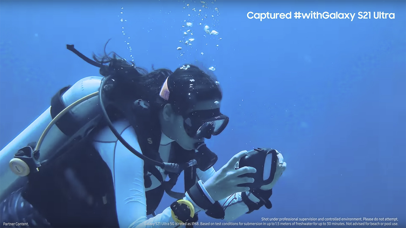 Samsung India and Cheil India partner with National Geographic Traveller to experience underwater expedition