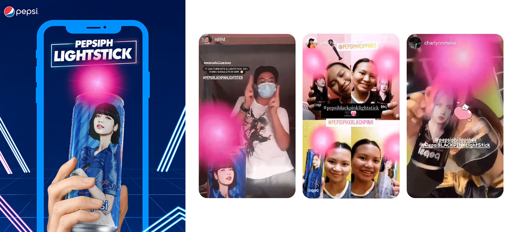 BBDO Guerrero Philippines transforms Pepsi cans into K-pop band BLACKPINK light sticks