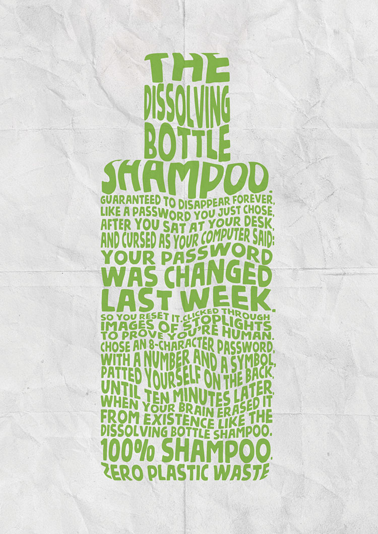 BBDO Guerrero Philippines extends their Dissolving Bottle campaign with new print work