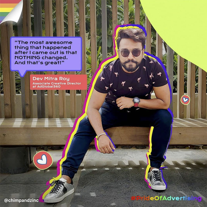 Chimp&z Inc India celebrates inclusivity and acceptance in the workplaces with #PrideOfAdvertising initiative