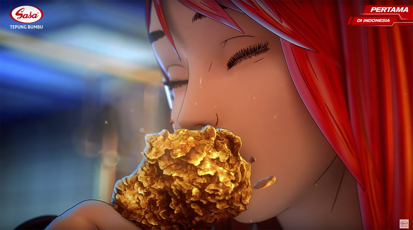 Finch Agency Jakarta creates futuristic animated spot for the new Sasa Fortified Seasoning Flour