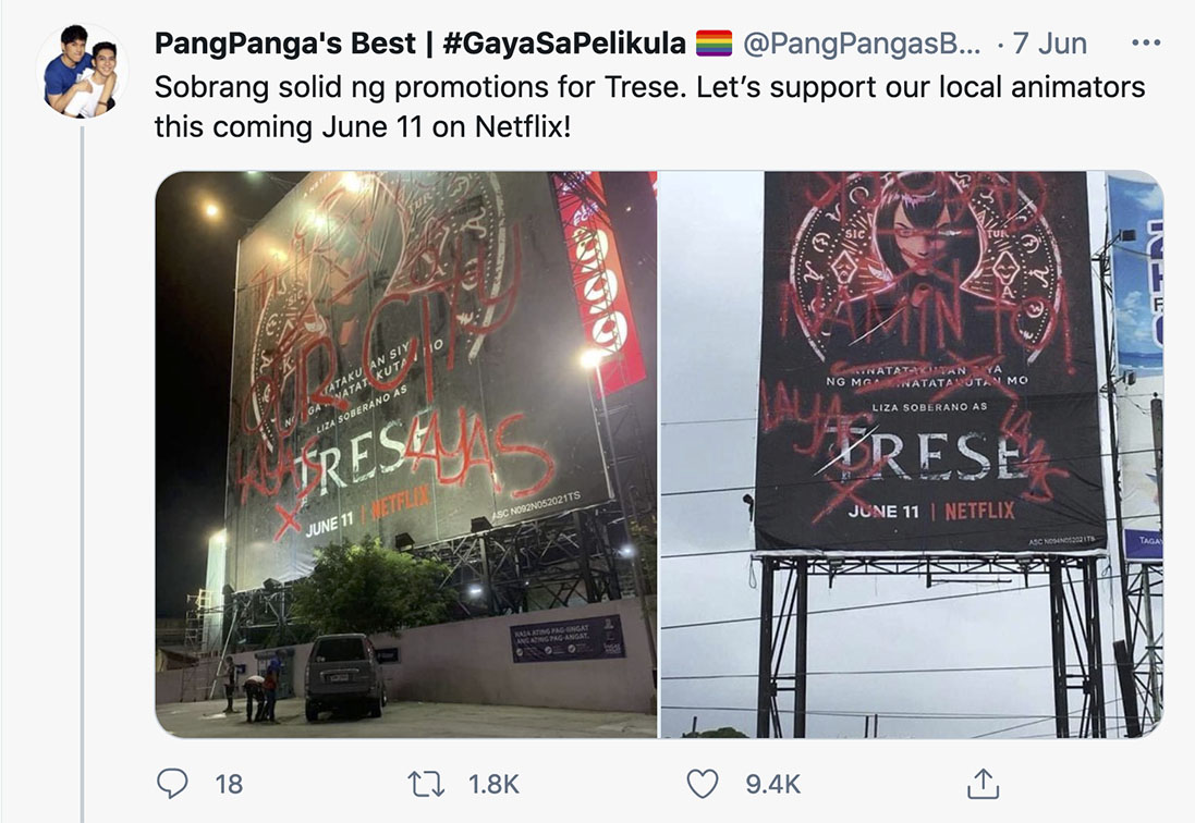 Filipino anime ‘Trese’ conquers the Philippines with Netflix ad campaign via GIGIL