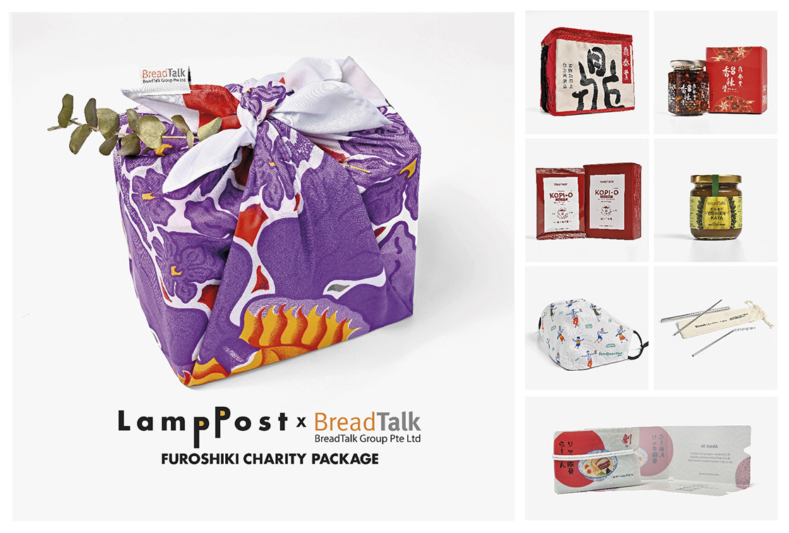DDB’s upcycling initiative The LampPost Project returns in partnership with BreadTalk Group to introduce the LampPost Furoshiki carryall