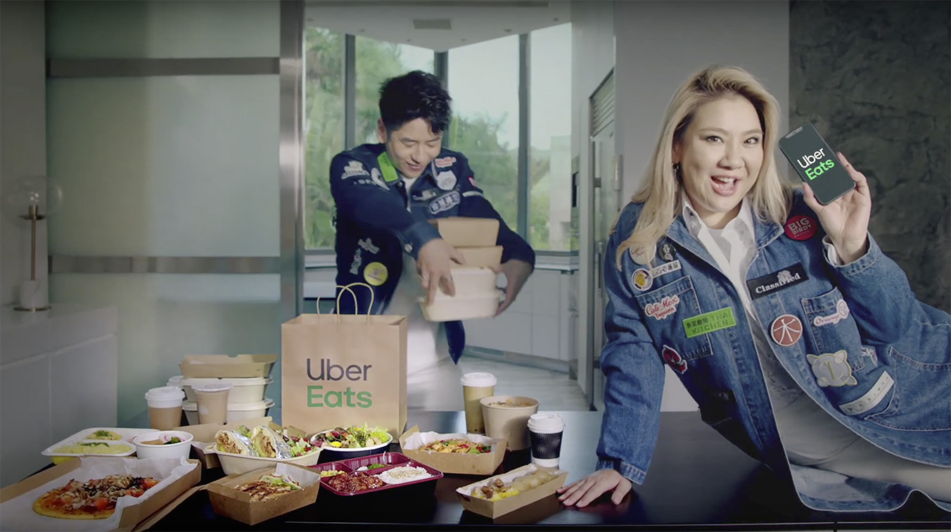 Artists Joyce Cheng and Alfred Hui star in Uber Eats Hong Kong’s debut ‘Tonight, I’ll Be Eating’ campaign