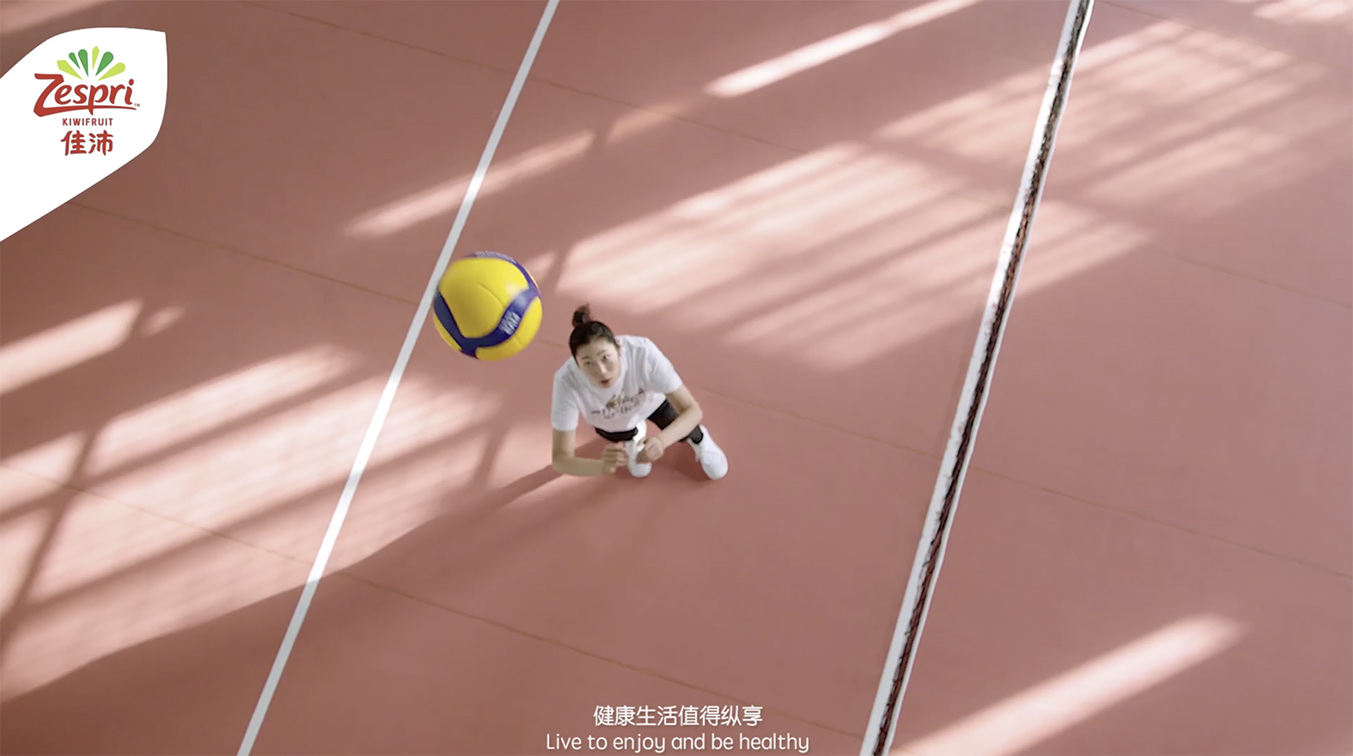 Zespri teams up with Chinese volleyball star Zhu Ting to launch new campaign via VMLY&R China
