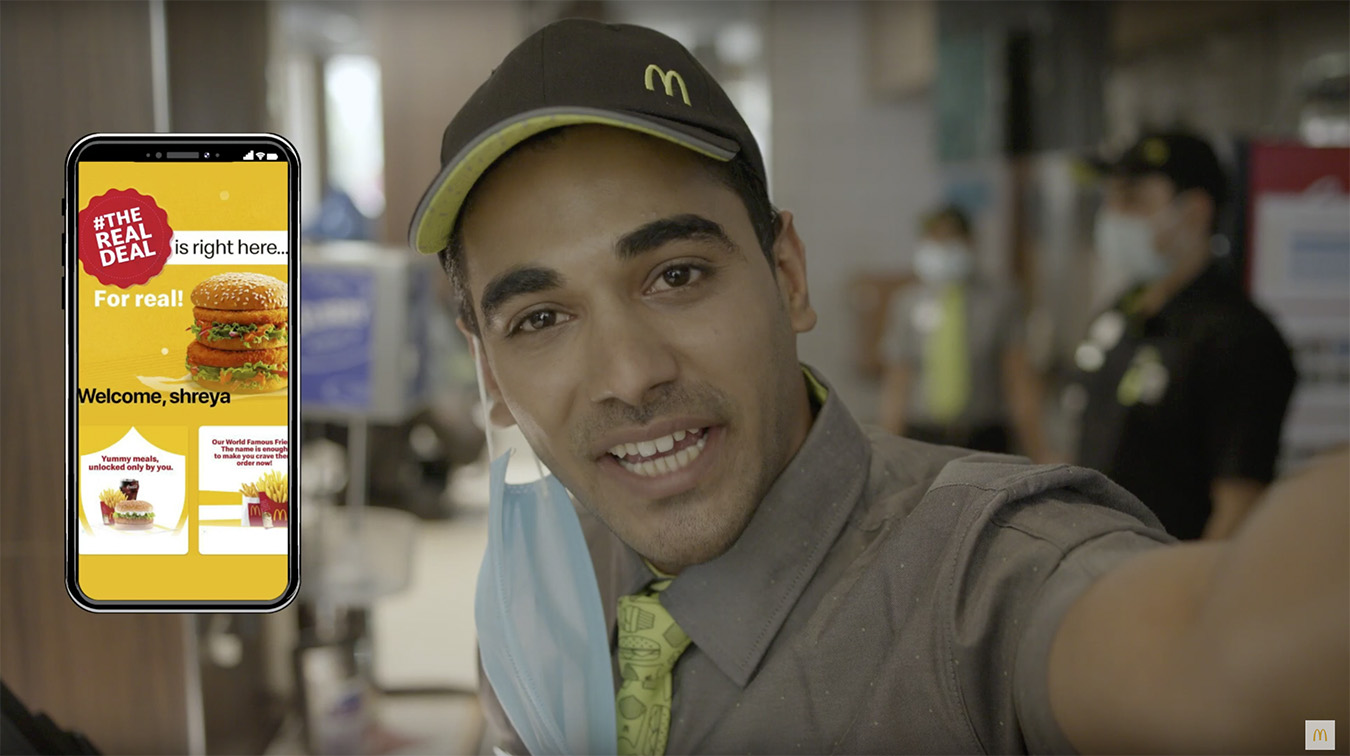 McDonald’s India new campaign via DDB Mudra Group India captures customers’ joy of grabbing #TheRealDeal on the McDonald’s app