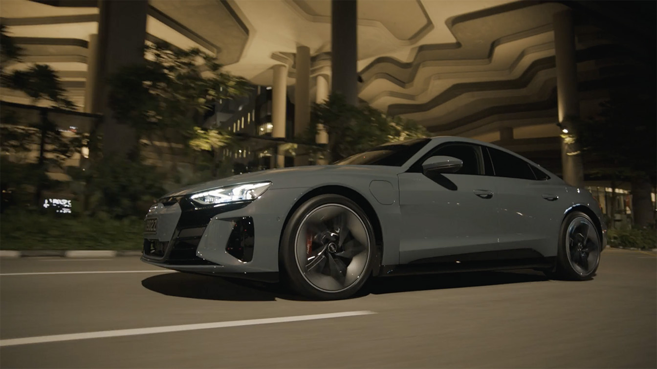 BBDO and electriclimefilms collaborate with Audi to launch the new e-tron GT in Singapore