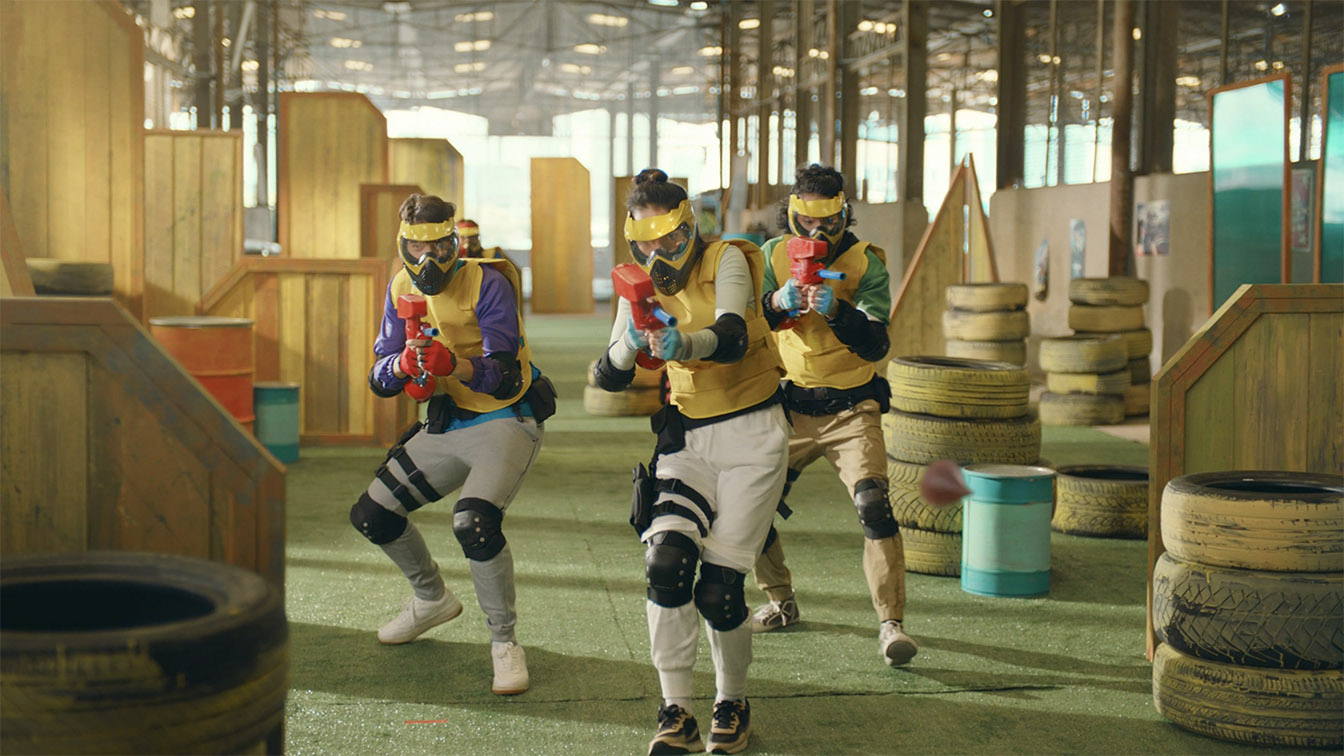 Chipsmore switches paintballs with chocolate chips in new film via Leo Burnett Malaysia
