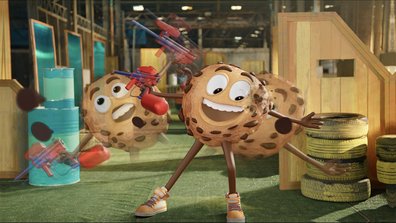 Chipsmore switches paintballs with chocolate chips in new film via Leo Burnett Malaysia