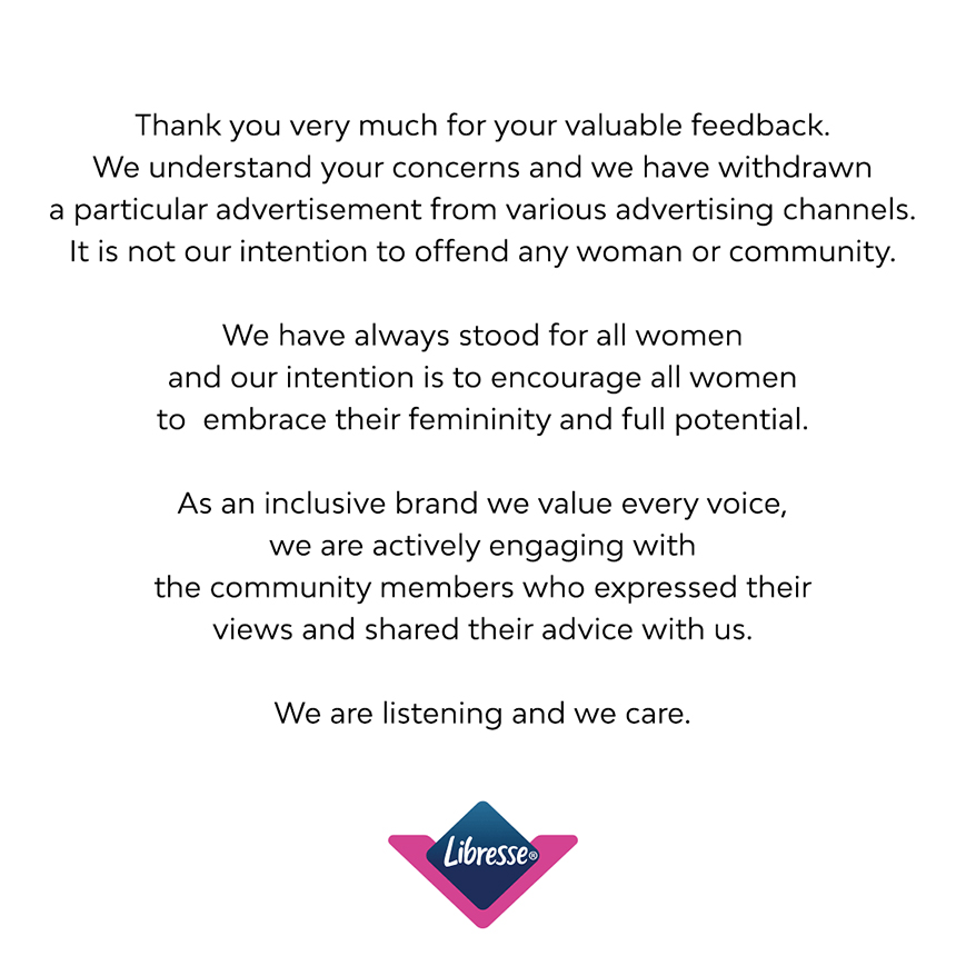 Libresse ‘Vulva’ campaign trends on Twitter following complaint from religious group