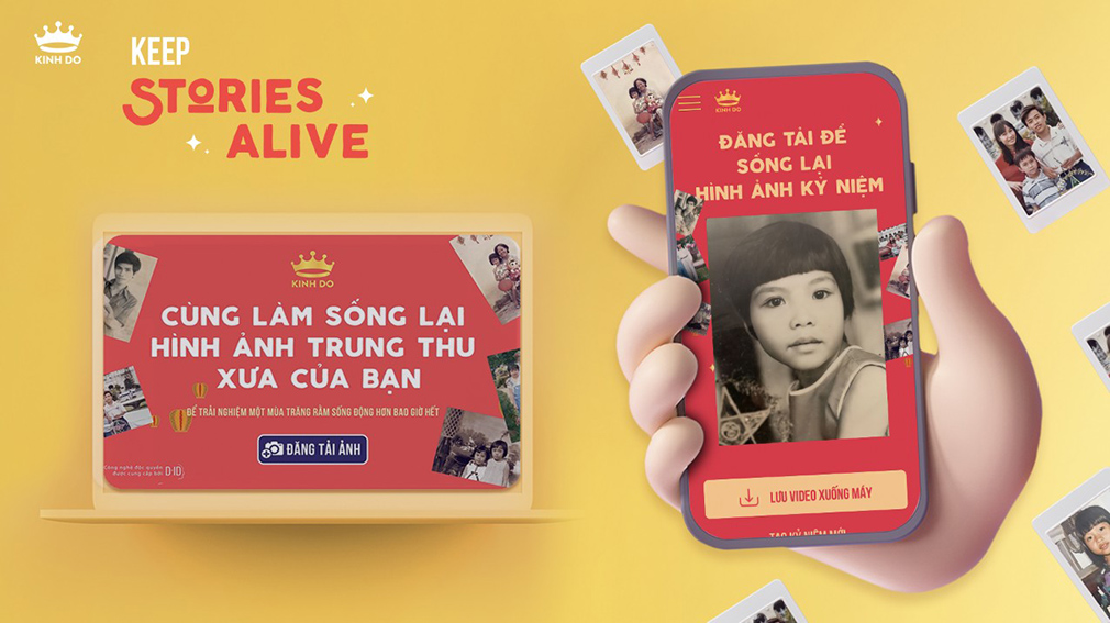Mondelez Kinh Do partners with Publicis, Spark and Digitas in Vietnam to bring old family photographs to life through technology