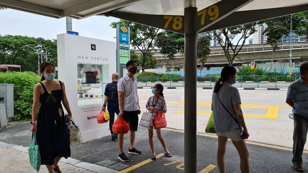 Nespresso & Clear Channel Singapore turn heads with New Vertuo 3D bus shelter executions