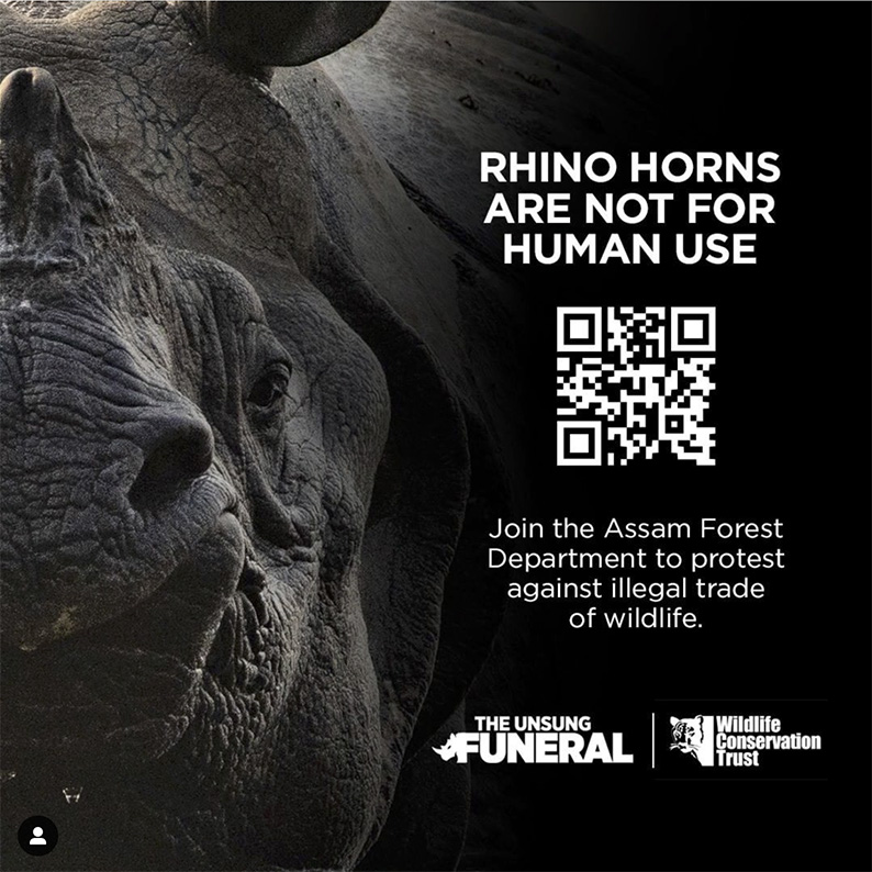 Wildlife Conservation Trust partners Isobar India, dentsu X India & Perfect Relations to show solidarity with Assam Government’s initiative to deter rhino horn poaching