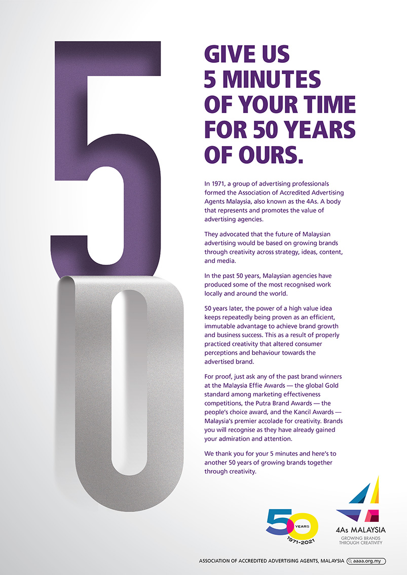 4As Malaysia celebrates 50 years