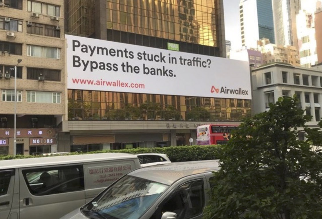 Kymechow Hong Kong launches eye-catching outdoor for Fintech brand Airwallex