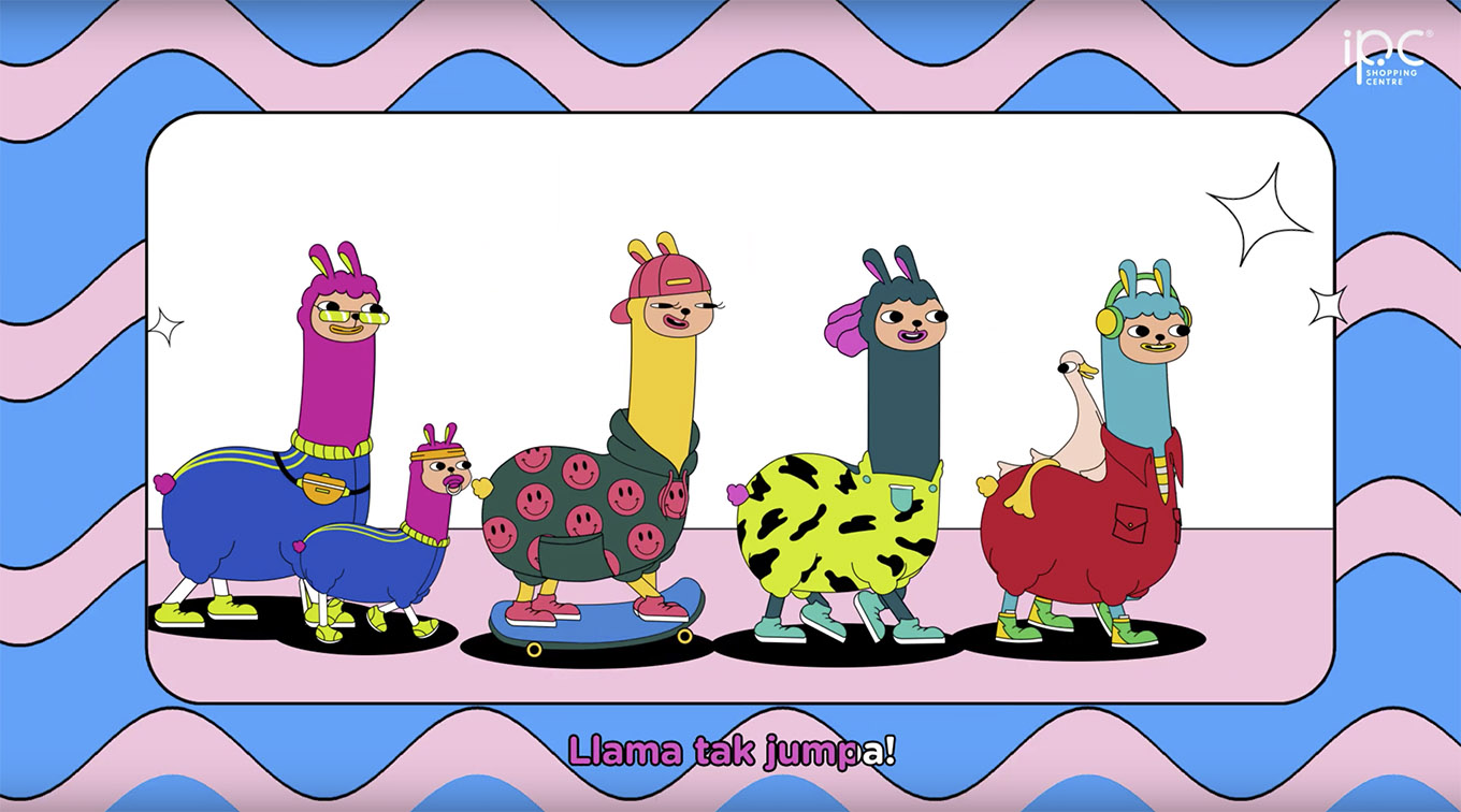 Llamas welcome Malaysians back to their malls with new Ikano Centres campaign via TBWA\KL