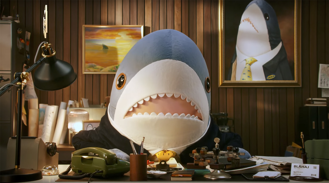 IKEA’s Blåhaj shark comes alive and moves to Tokyo in new campaign via Wieden+Kennedy Tokyo
