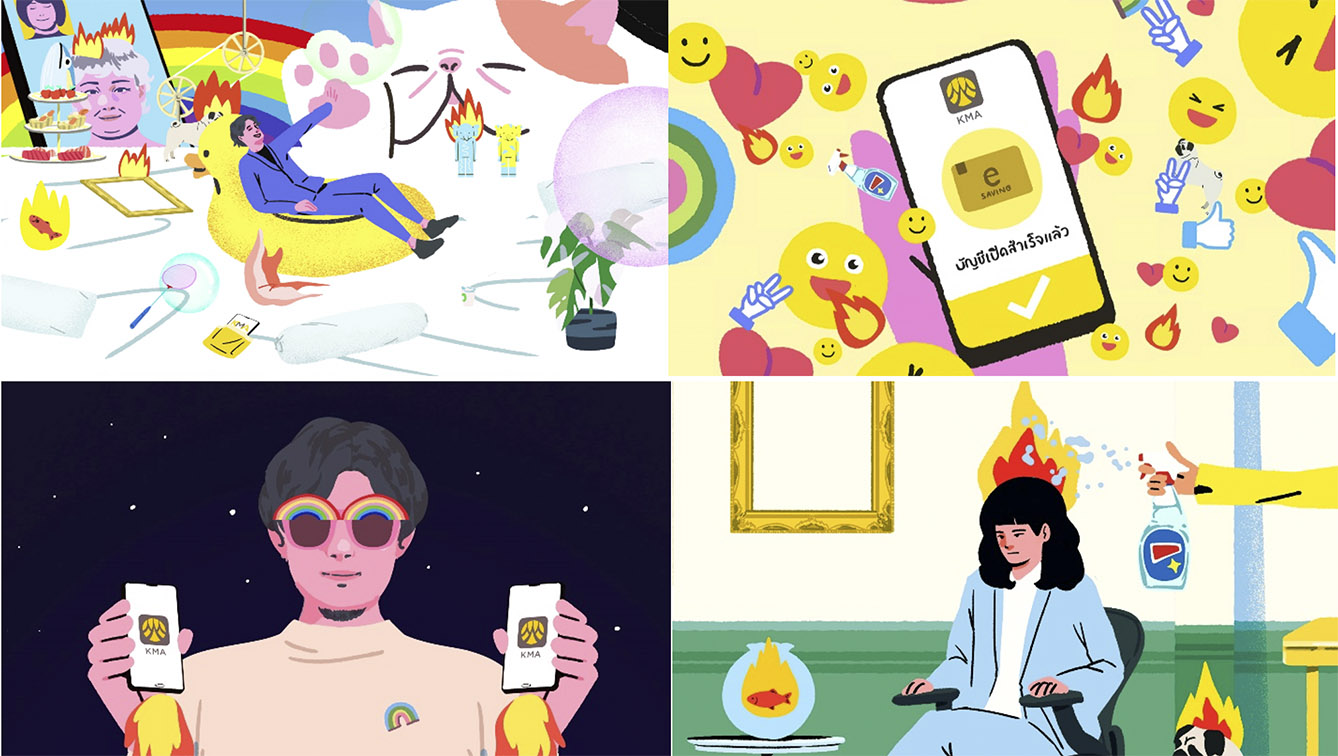 Wunderman Thompson Thailand launches animated music video for the Krungsri Mobile App