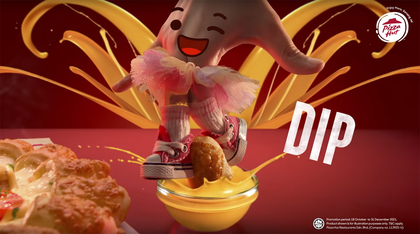 Pizza Hut invites Malaysians to pull dip dip pop their pizza via Ensemble Worldwide Malaysia