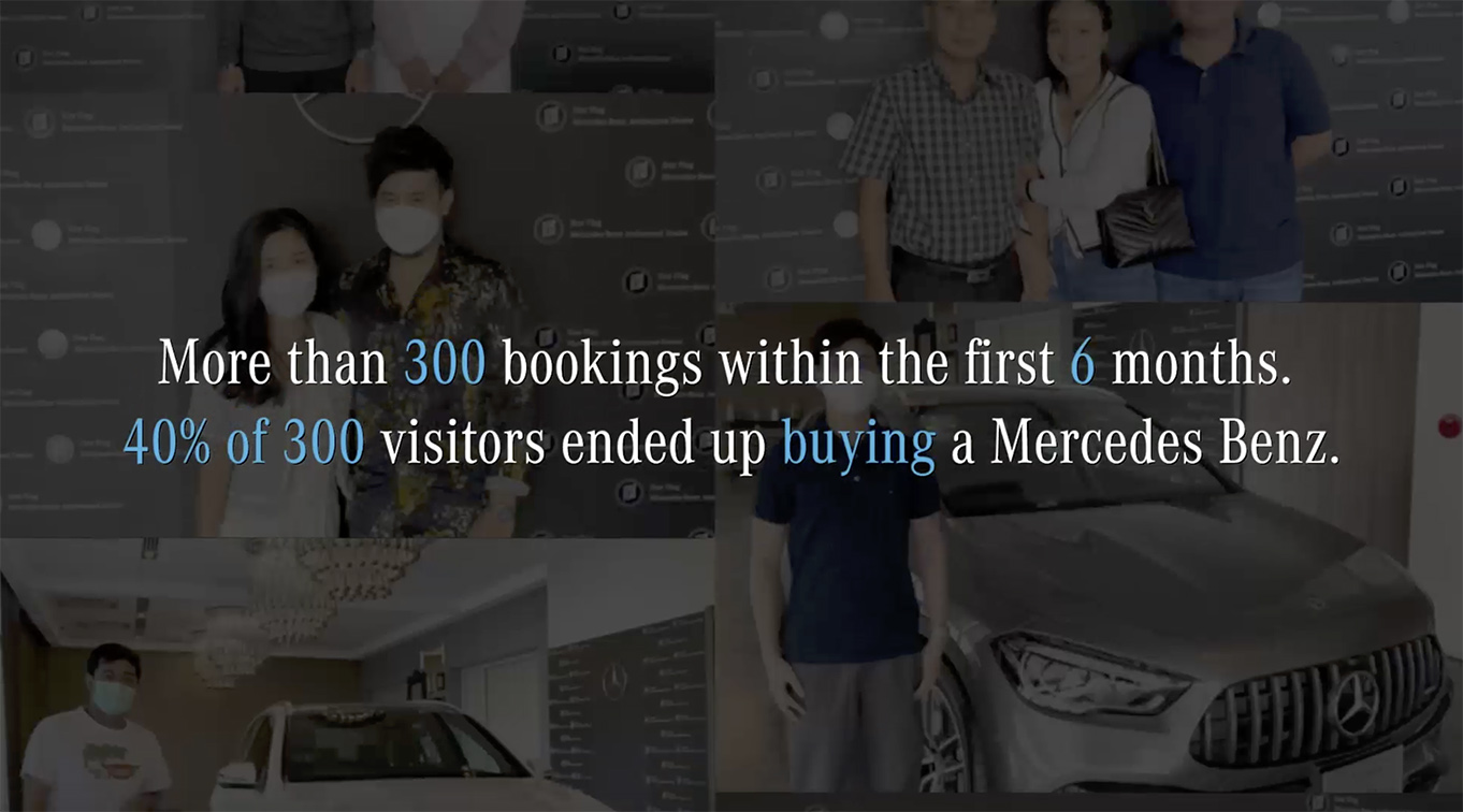 audacity Thailand creates a unique Private Showroom experience to increase Mercedes-Benz sales during the Covid pandemic
