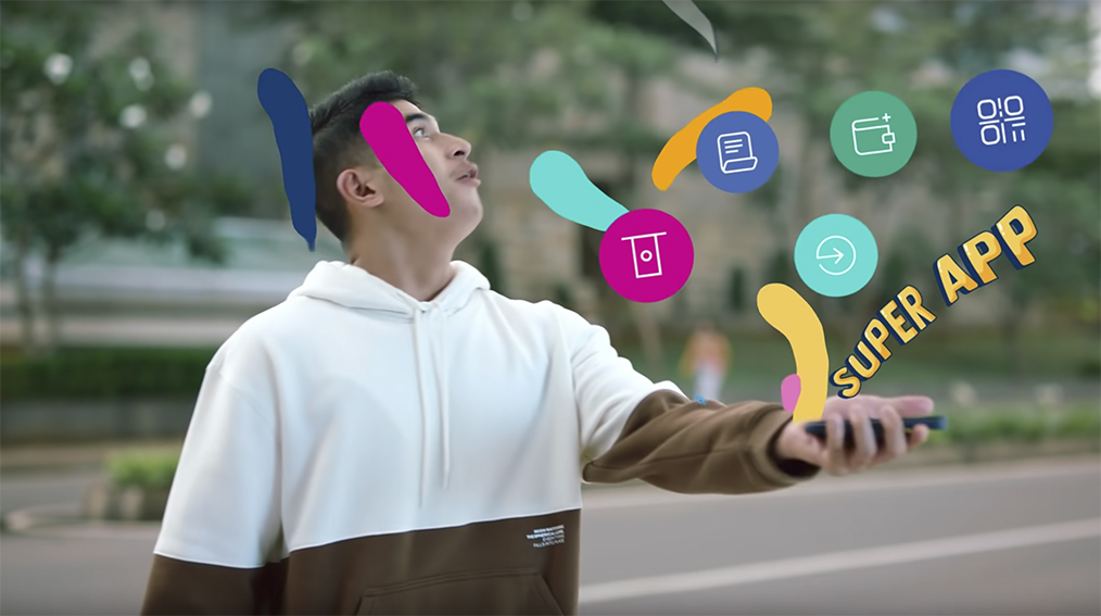 Finch Agency Indonesia creates campaign launching the new Bank Mandiri super app