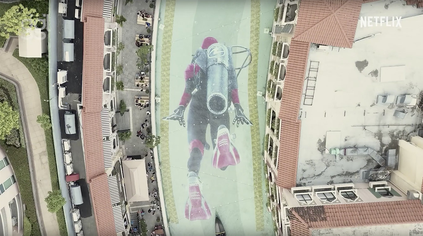 Netflix Philippines promotes Money Heist final season via outdoor projections created by GIGIL