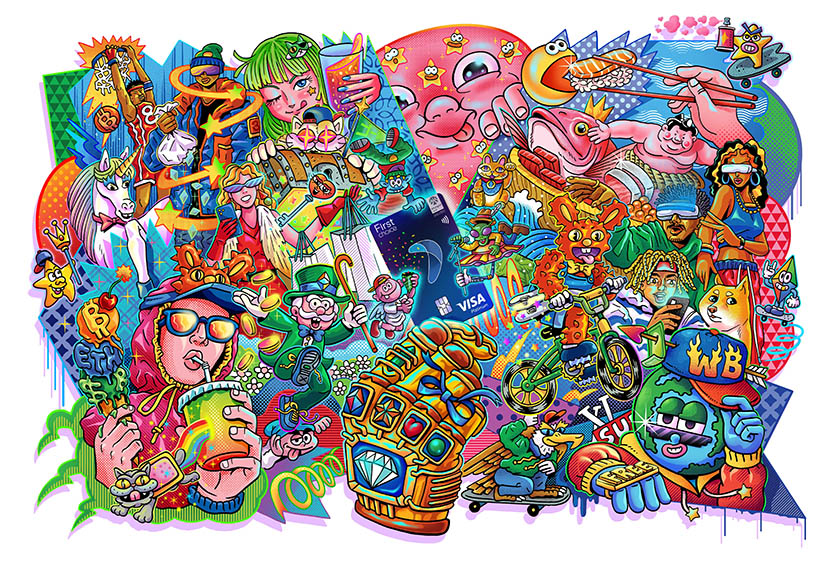 The Leo Burnett Group Thailand and Krungsri First Choice collaborate with Thai NFT artist PUCK to launch ‘The First NFT Credit Card’