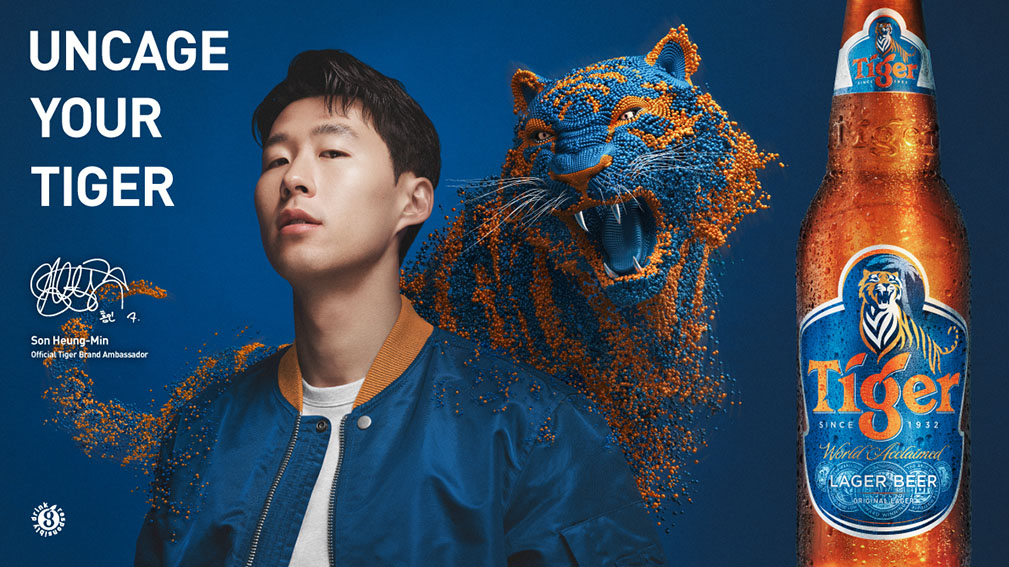 Football icon Son Heung-Min teams up with Tiger Beer for new ‘Year of the Tiger’ Chinese New Year campaign via Publicis One Team Tiger
