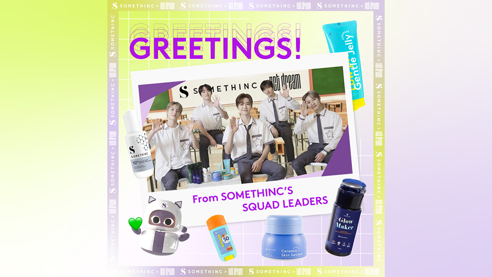 A dreamy collaboration between Somethinc and South Korean K-Pop group NCT Dream