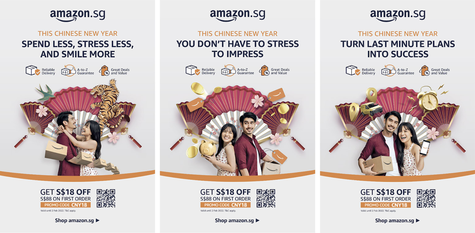 Amazon SG & BLKJ Havas Singapore create crazy rich Asian spin off about real Singaporeans