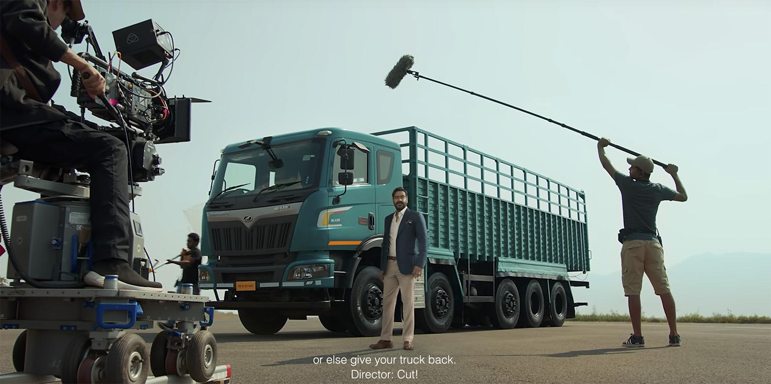 Ajay Devgn delivers Mahindra Trucks biggest guarantee via FCB Interface India spot