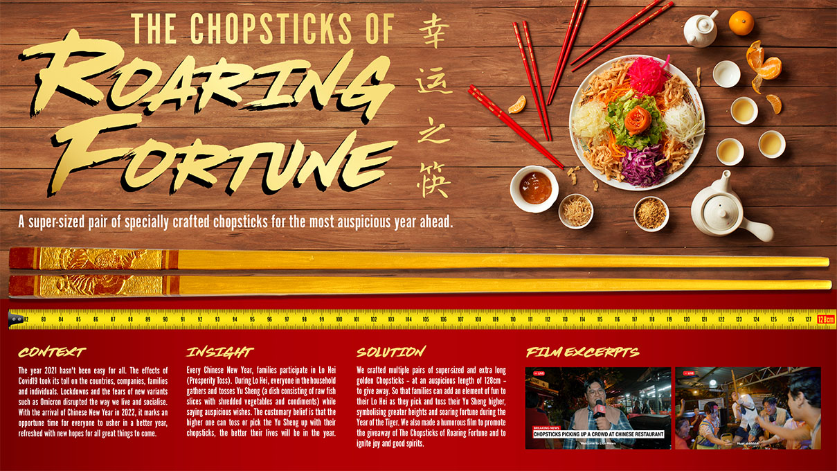 Lion & Lion releases The Chopsticks of Roaring Fortune to welcome the Year of the Tiger