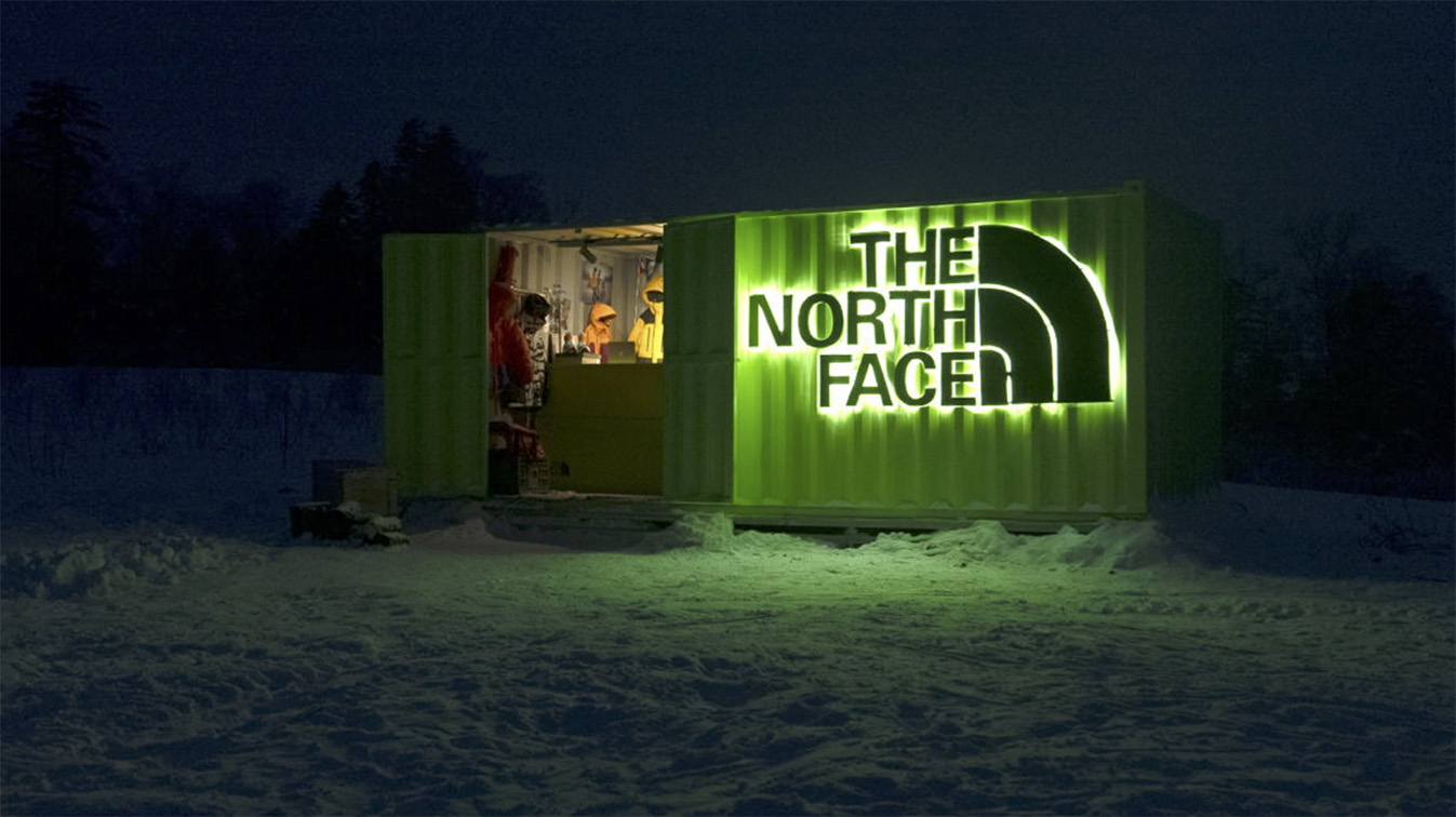 The North Face opened the coldest pop-up store in China developed with FRED & FARID Shanghai