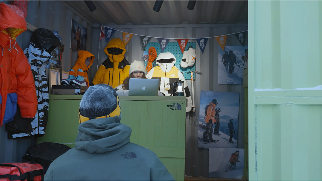 The North Face opened the coldest pop-up store in China developed with FRED & FARID Shanghai