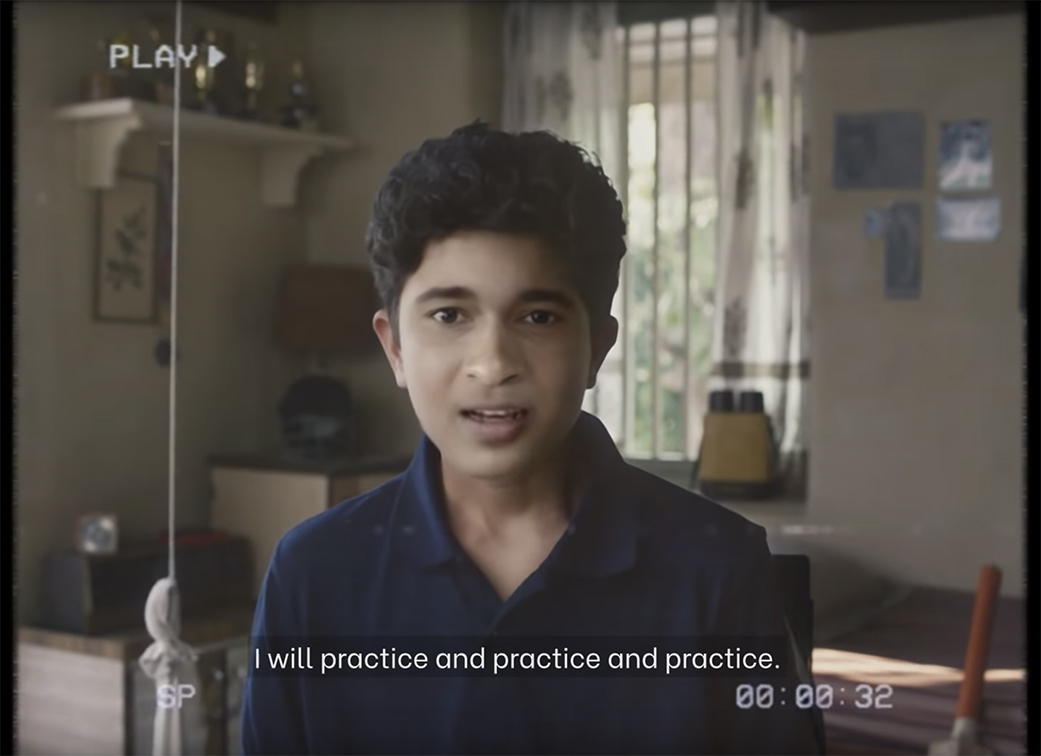 VMLY&R use DeepFake AI to recreate 11-year old Sachin Tendulkar for Ageas Federal Life Insurance to inspire children
