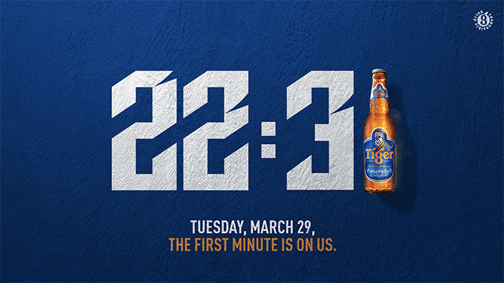 Tiger Beer says the first minute is on us as COVID restrictions on alcohol ease in Singapore